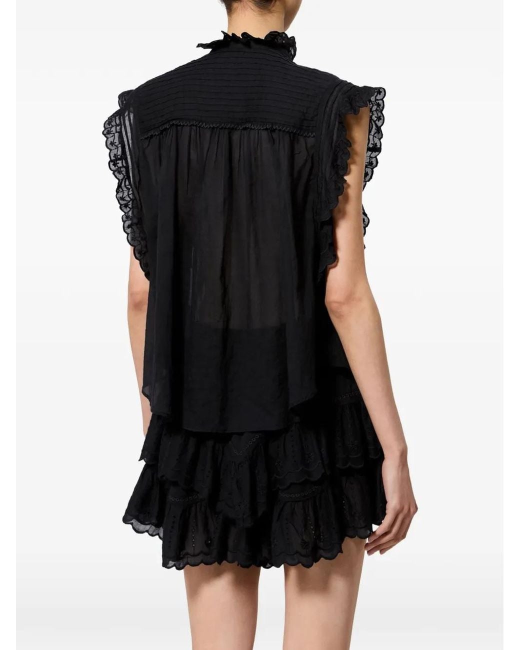 Isabel Marant Black Dersia Top