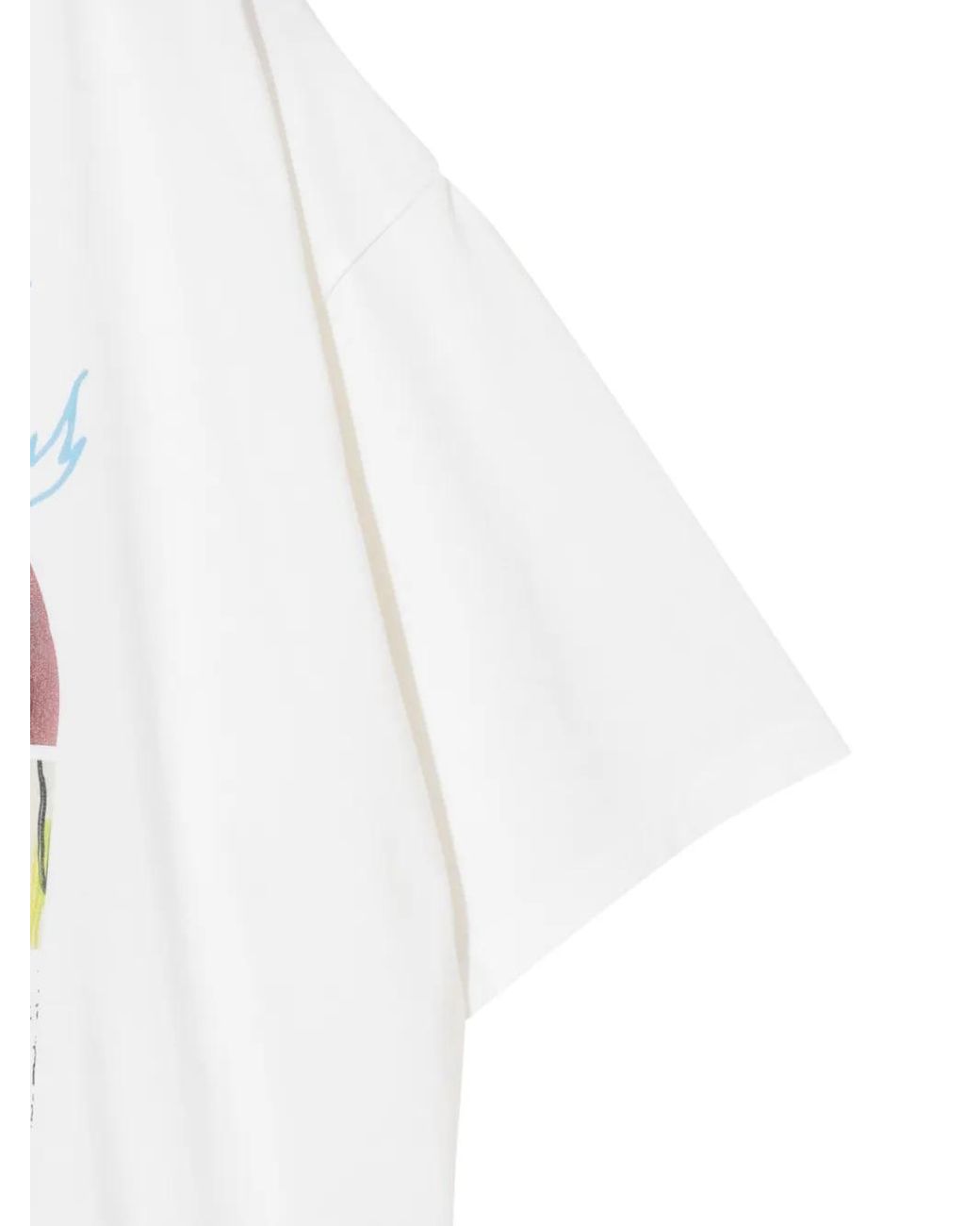 Undercover White Apple-Print T-Shirt for men