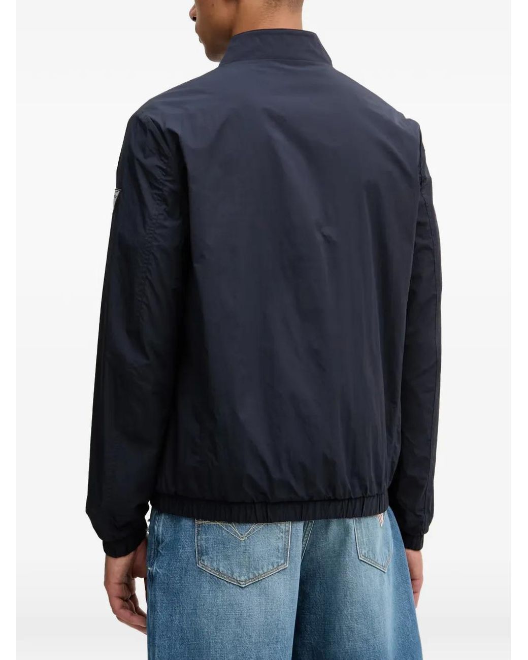 Guess Blue Reversible Zip-Up Jacket for men