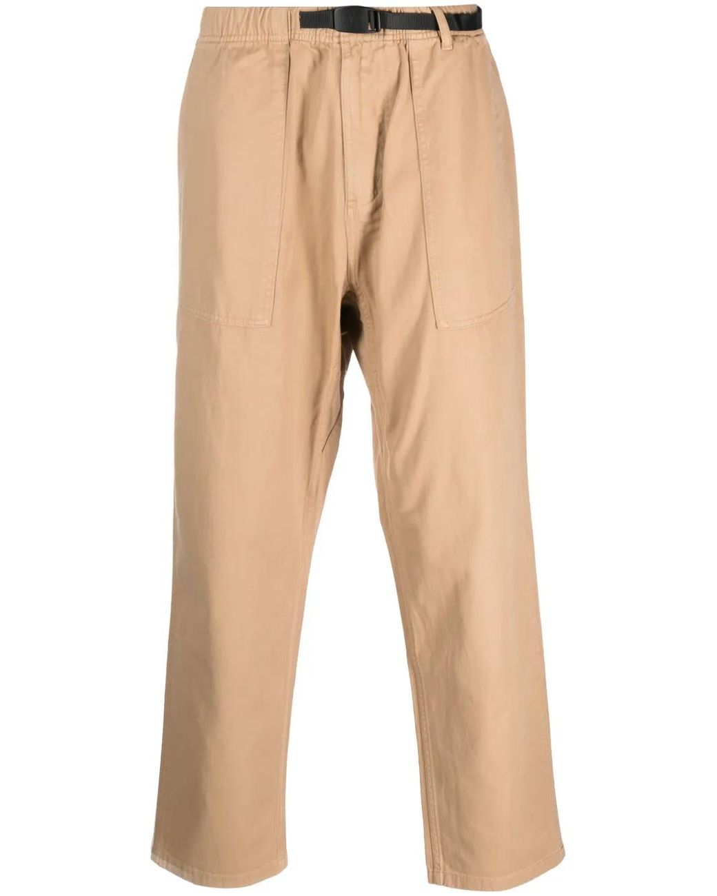 Gramicci Natural Tapered-Leg Cotton Trousers for men
