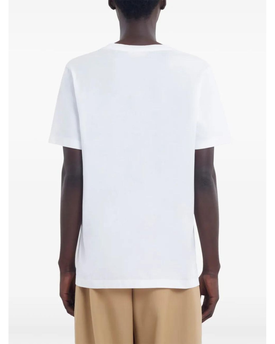 Marni T-Shirt Mit -Patch in White für Herren