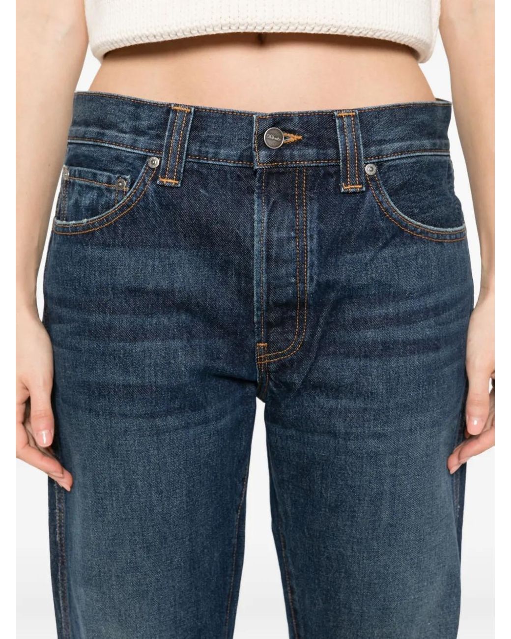 Khaite Blue Callum Jean