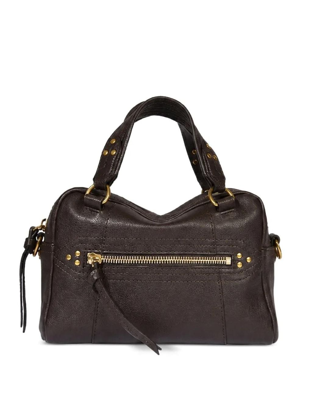 Jérôme Dreyfuss Black Lucky Bowling Zip Tote Bag