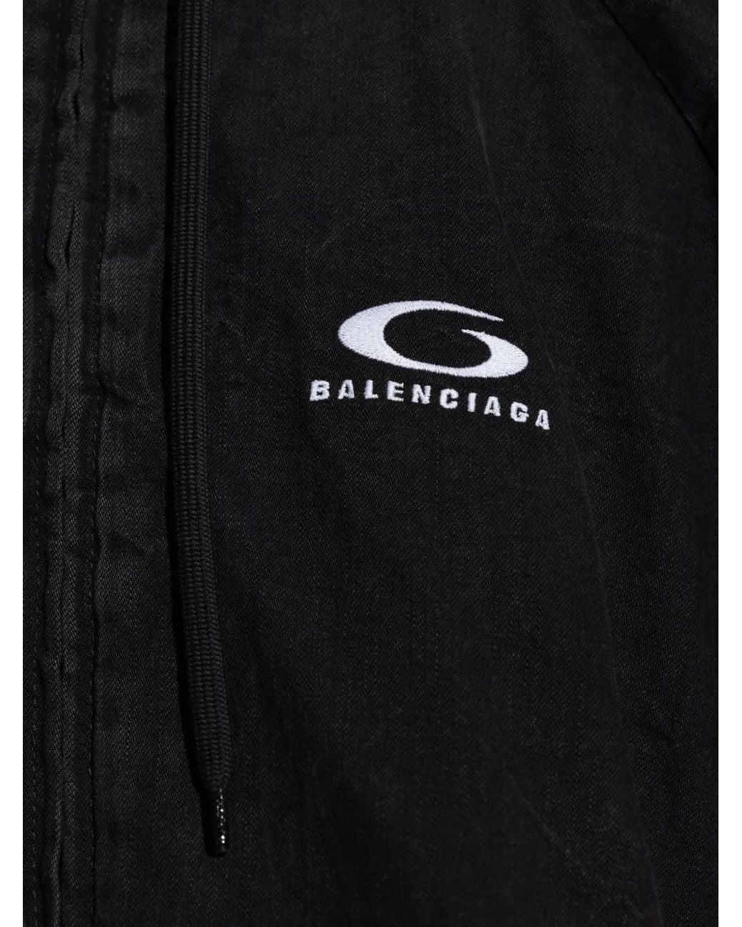 Balenciaga Black X Nba Zip-Up Jacket for men