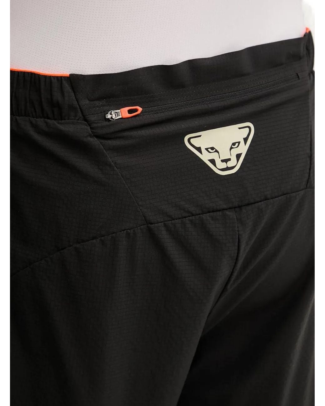 Dynafit Black Trail Logo-Print Layered Track Shorts for men