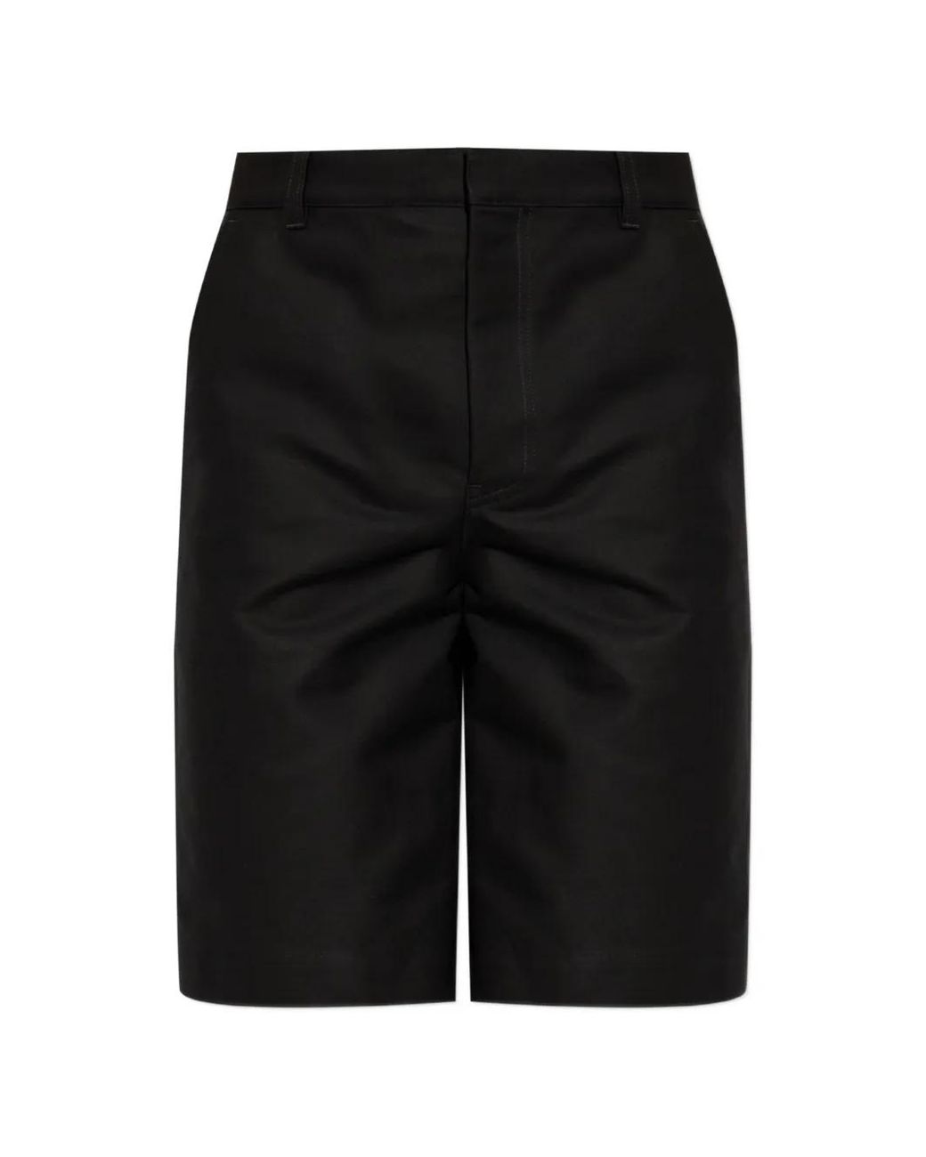 Balenciaga Black Multi-Pocket Cotton Shorts for men