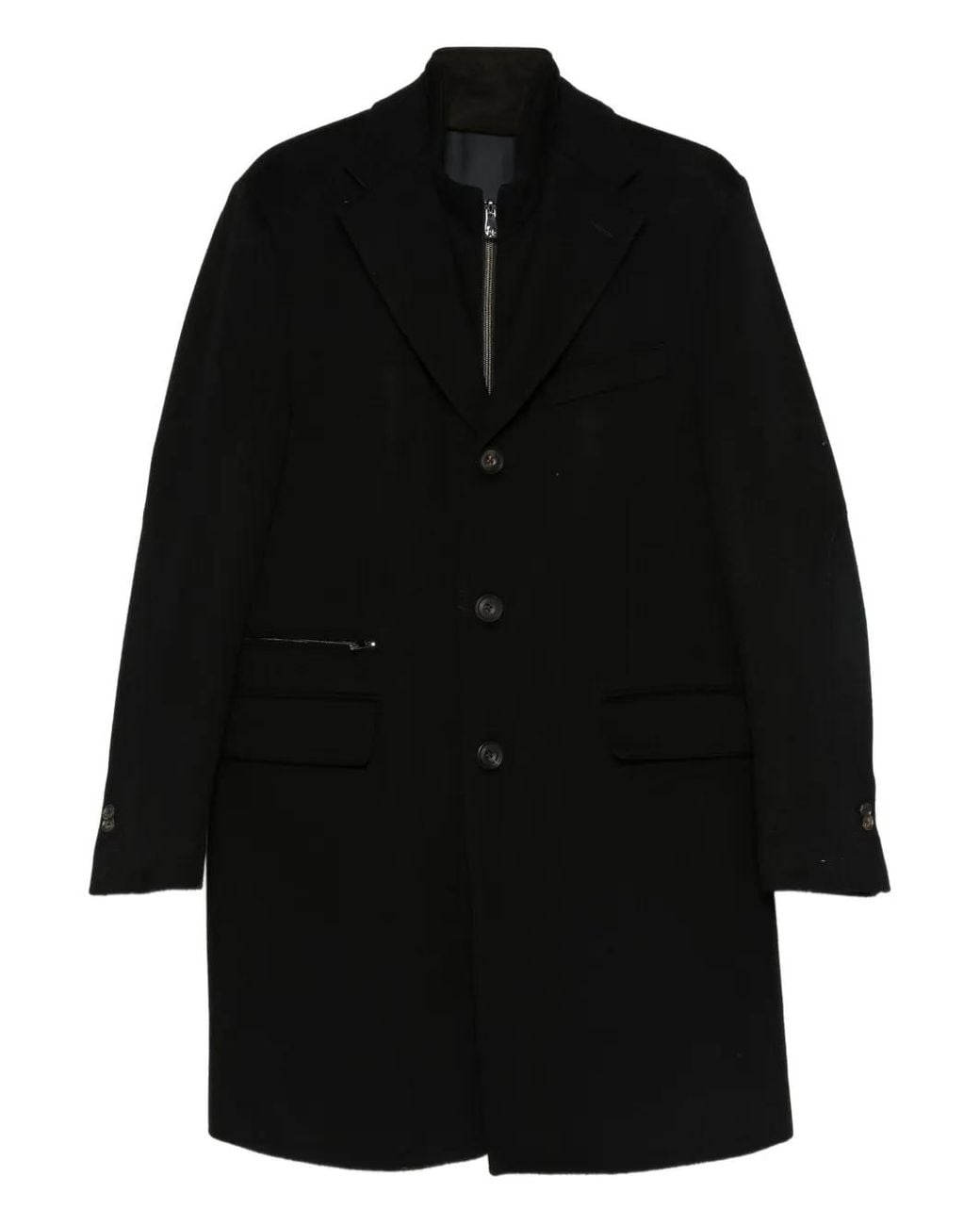 Corneliani Black Panelled Jacket for men