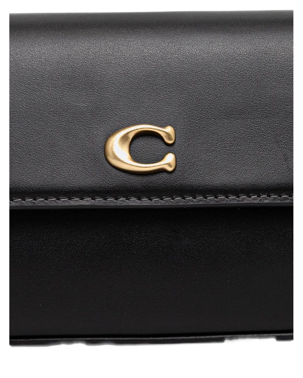 COACH Black Brook Flap Chain Bag