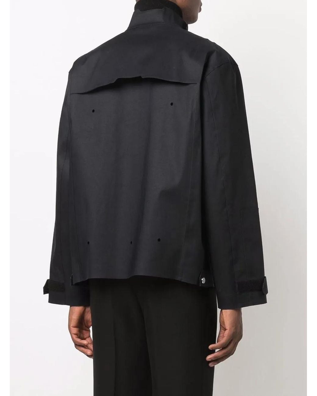 A_COLD_WALL* Black Water-Repellent Short Coat for men