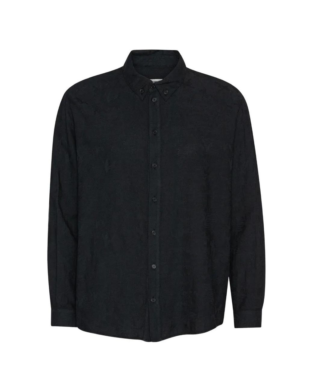 Henrik Vibskov Black Block Cotton Shirt for men