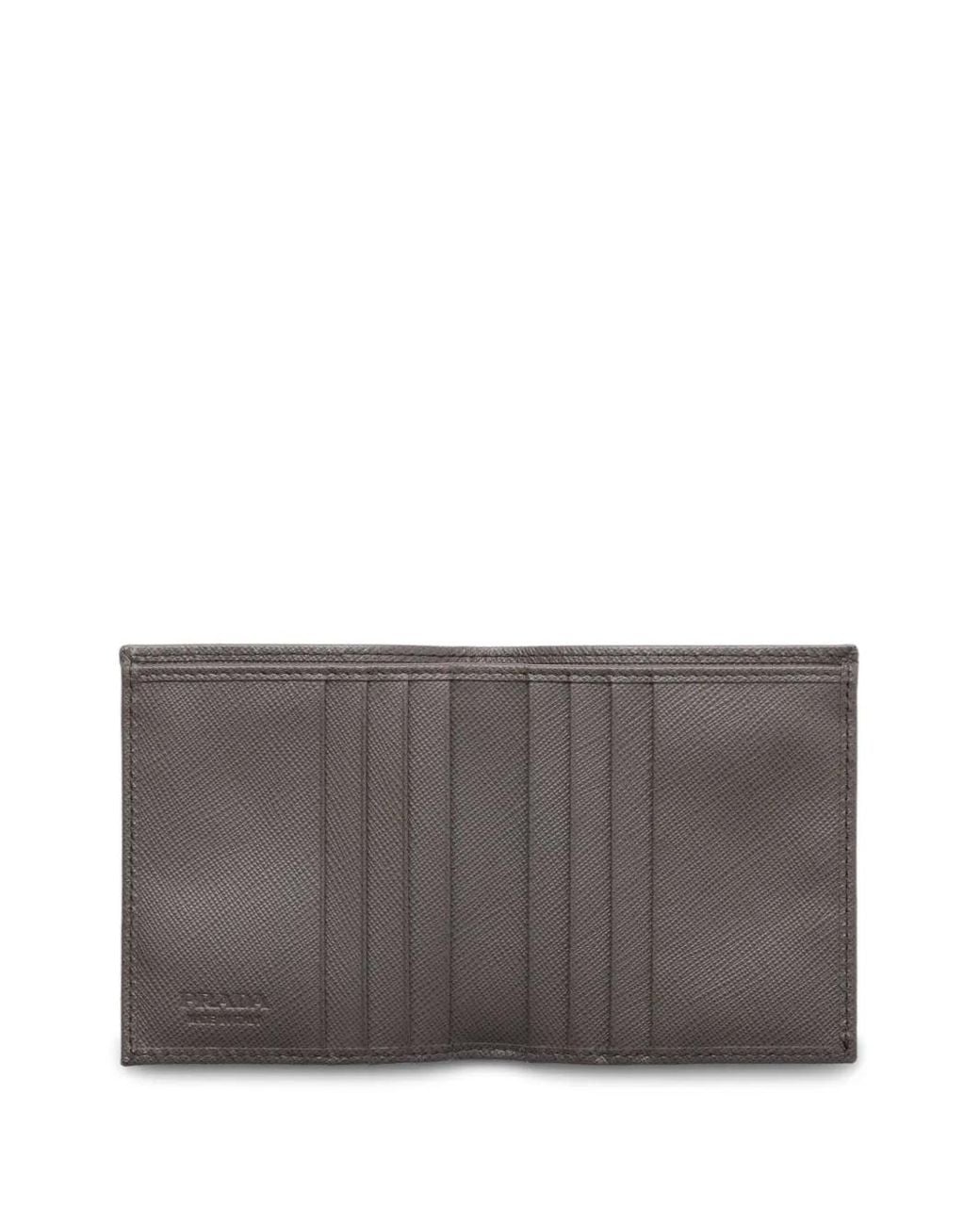 Portafoglio di Prada in Gray da Uomo