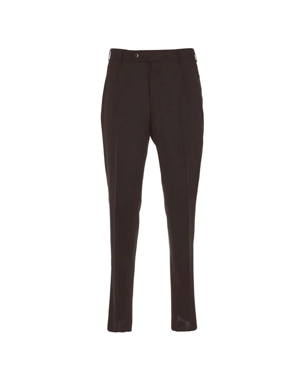 PT Torino Gray Tailored Trousers for men