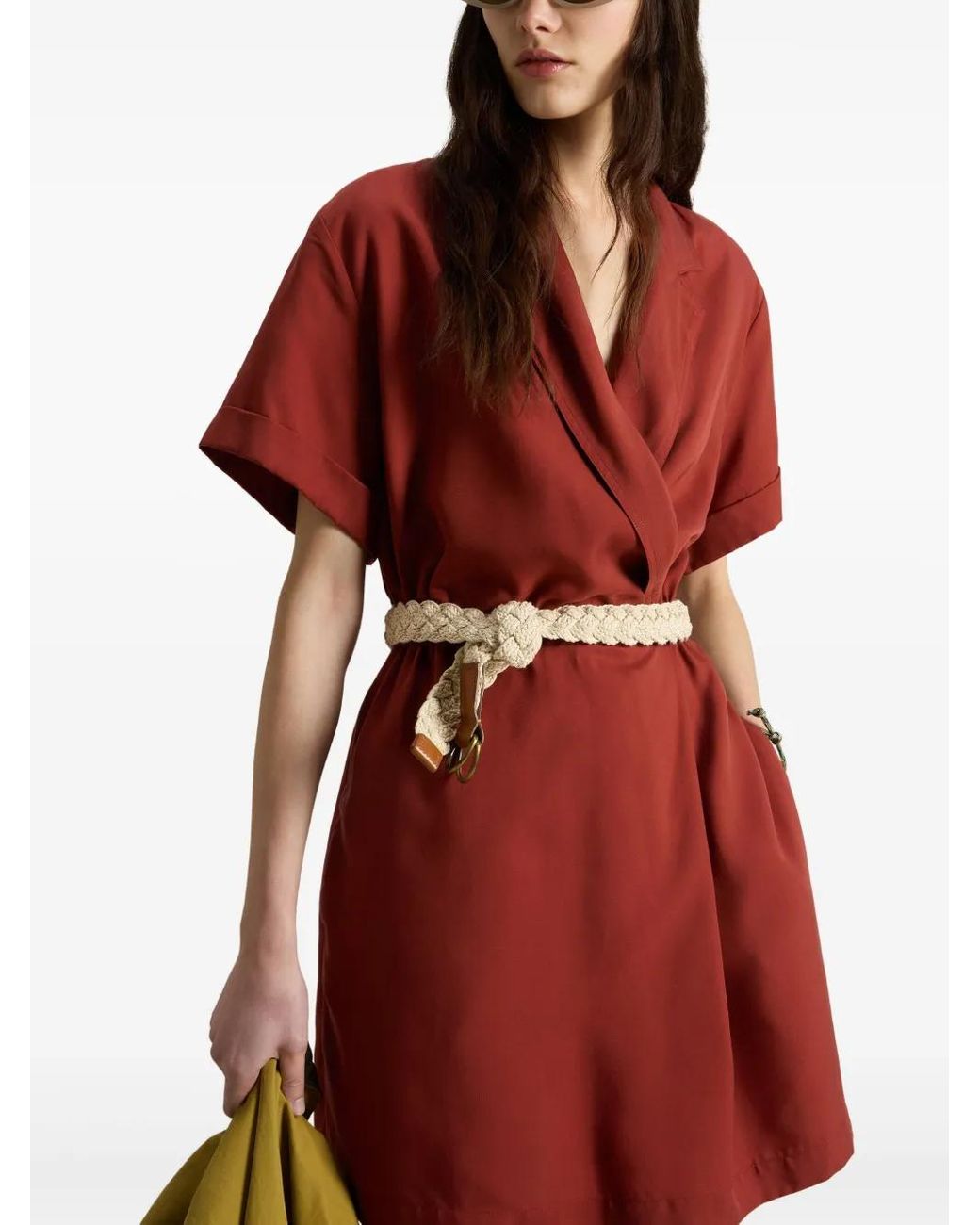 Woolrich Red Wrap Dress