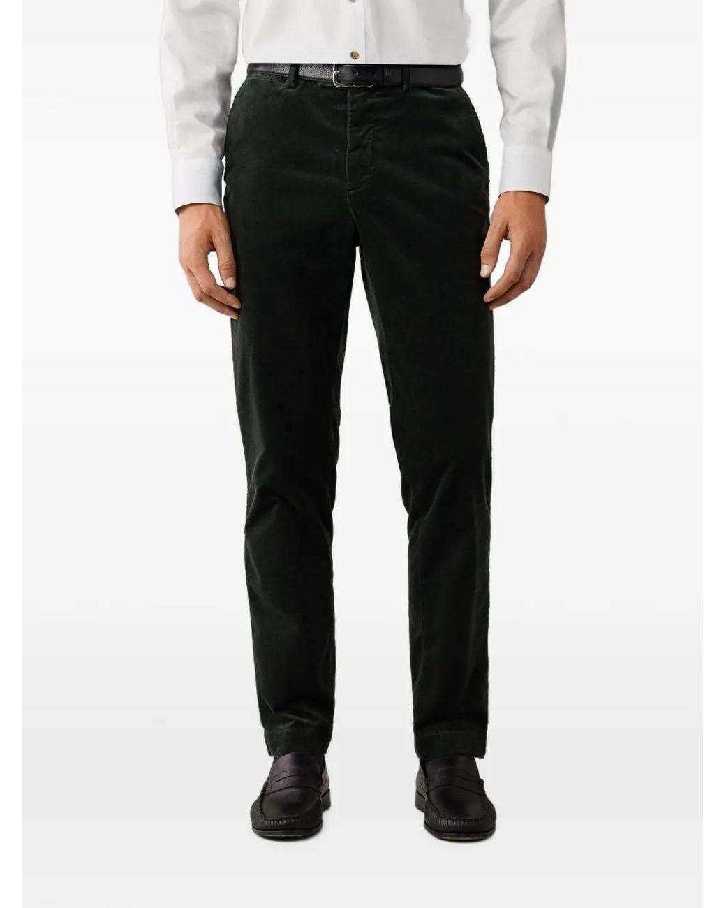 Hackett Black Kensington Corduroy Trousers for men