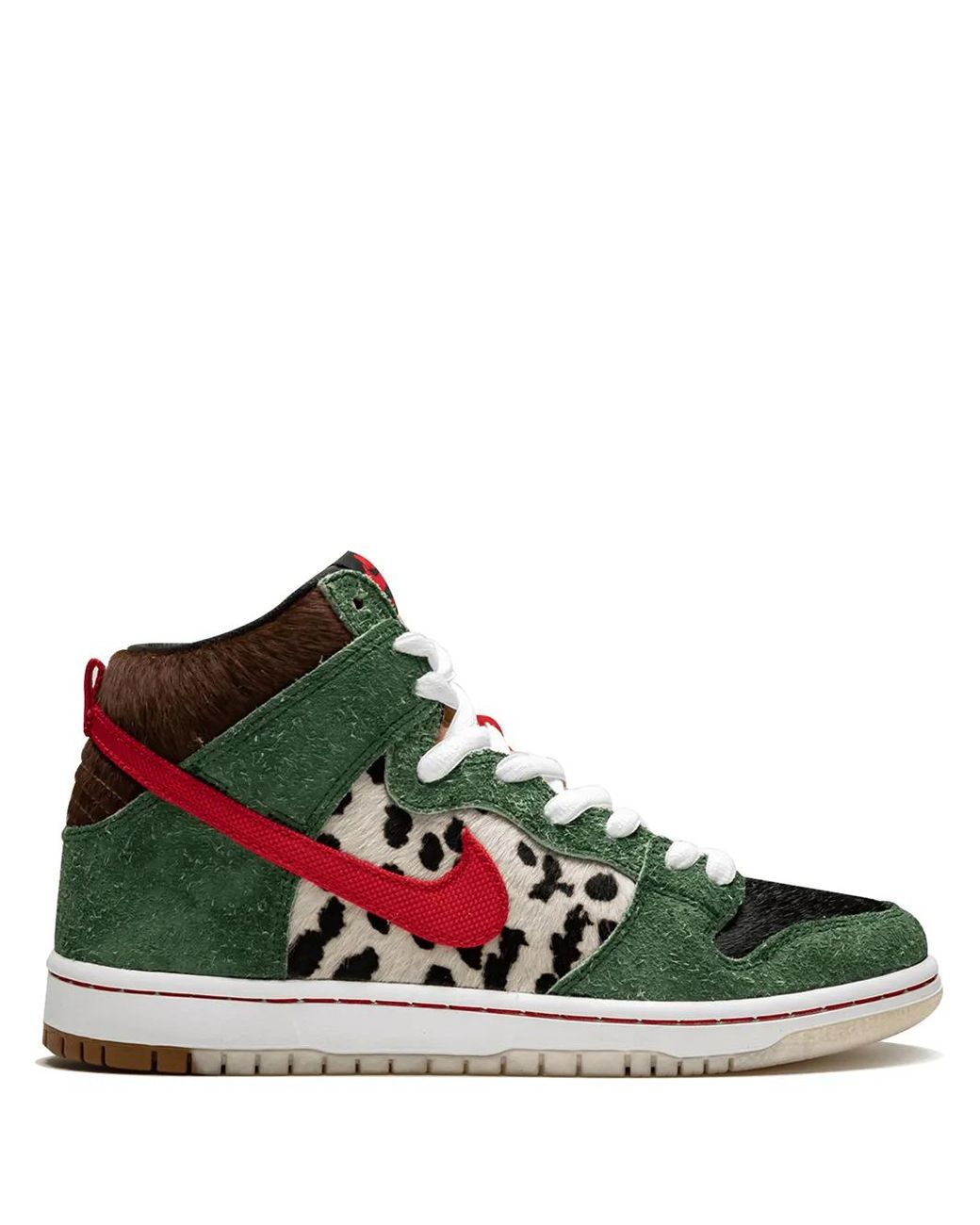 Nike Green Sb Dunk High Pro Qs "Dog Walker" Sneakers for men