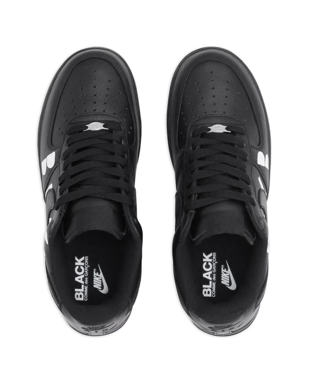 Nike Black Air Force 1 Low Leather Sneakers for men