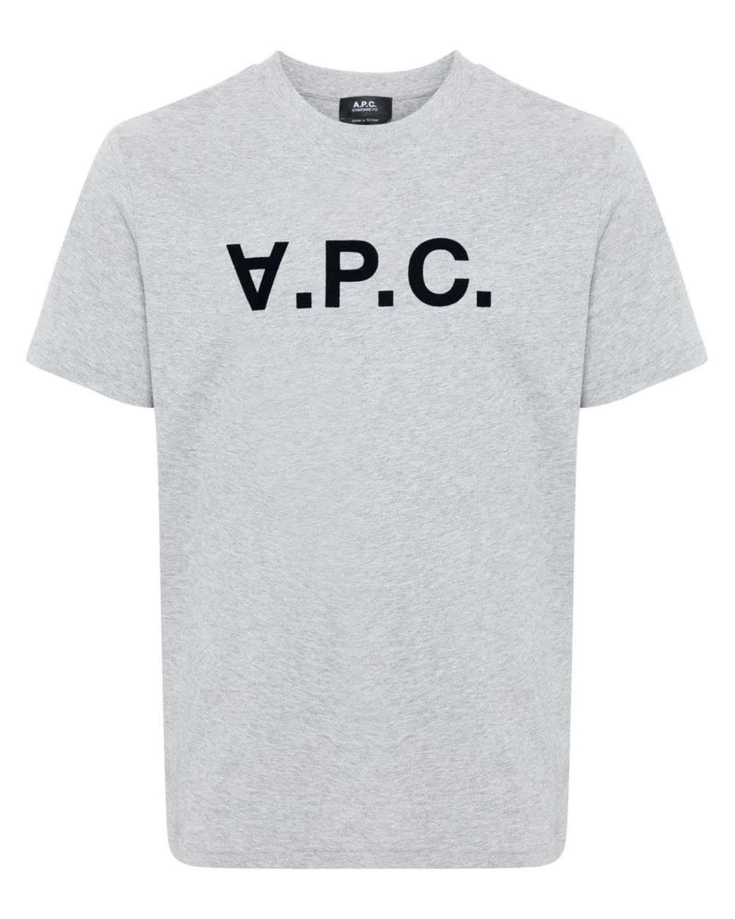 A.P.C. Gray T-Shirts And Polos