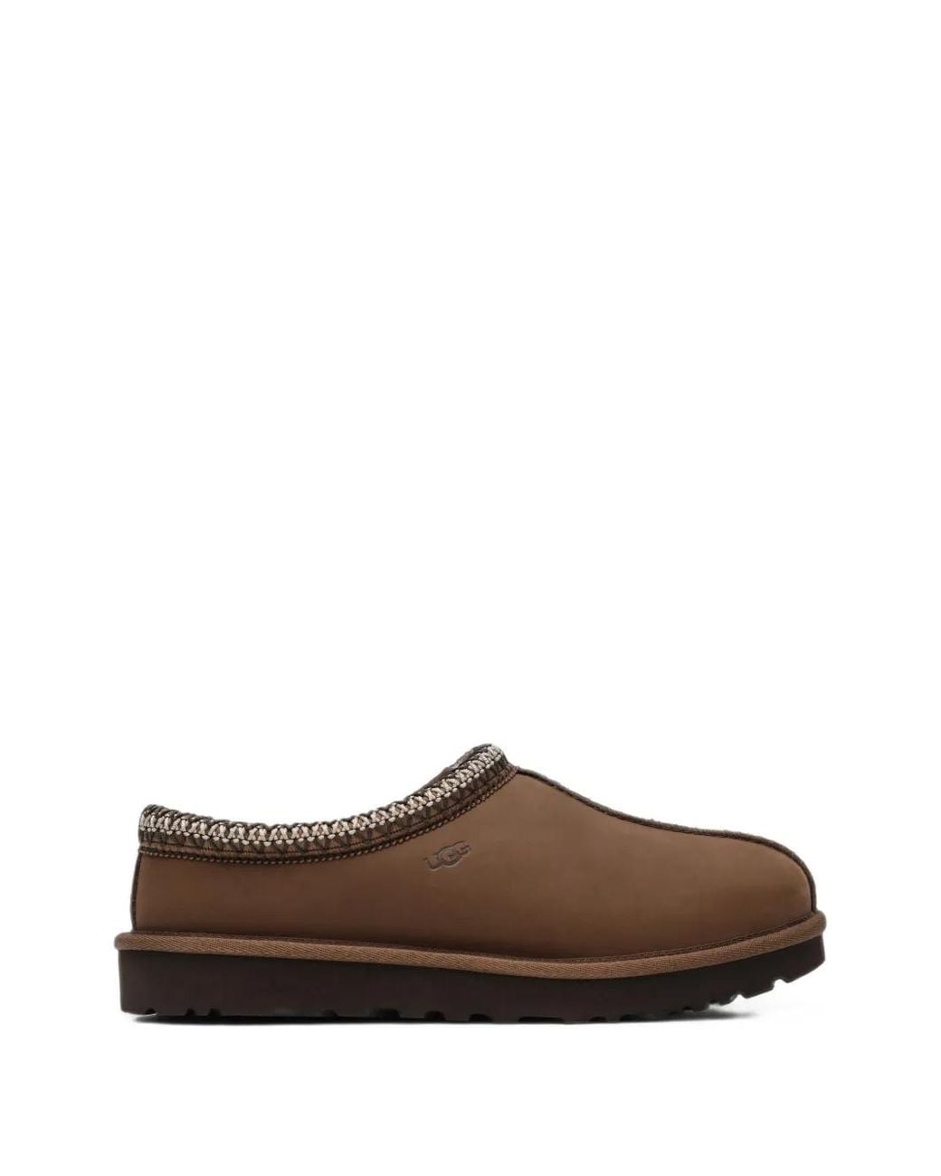 Ugg Brown Tasman Embroidered Slippers