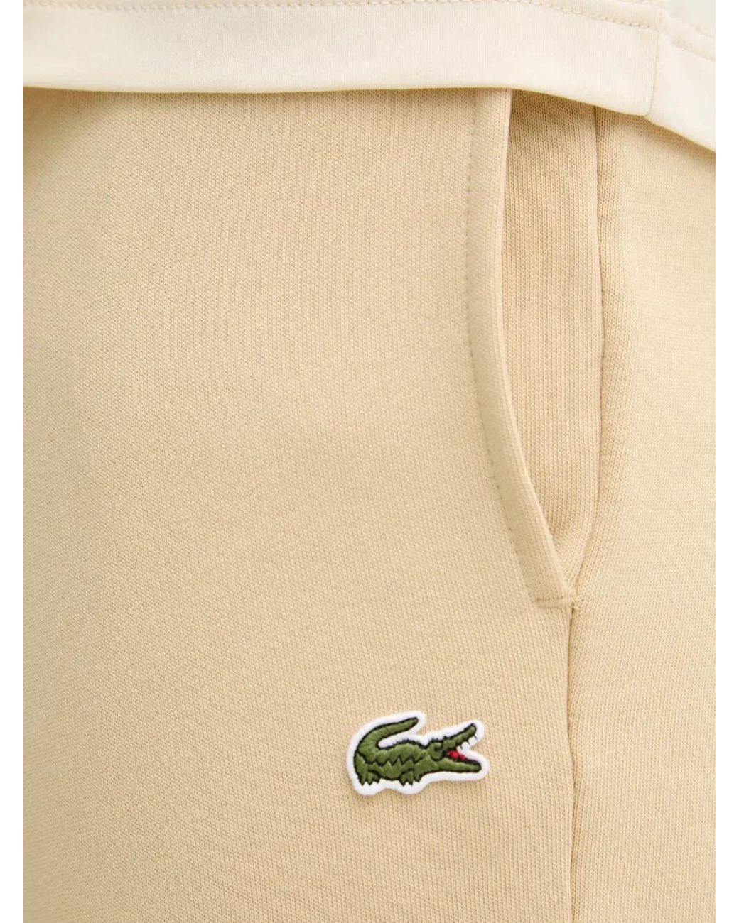 Lacoste Natural Pantalon De Jogging À Patch Logo for men