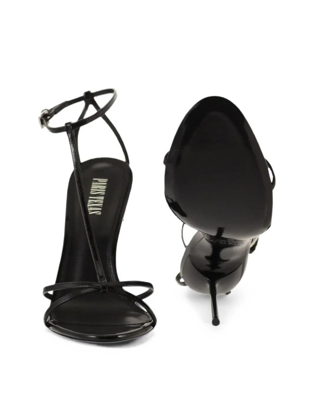 Paris Texas White Lidia T-Strap Sandals