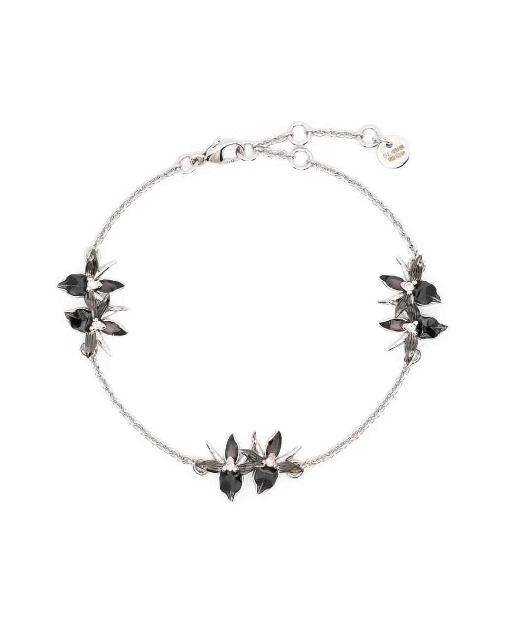 Shaun Leane White Bracelet À Fleurs