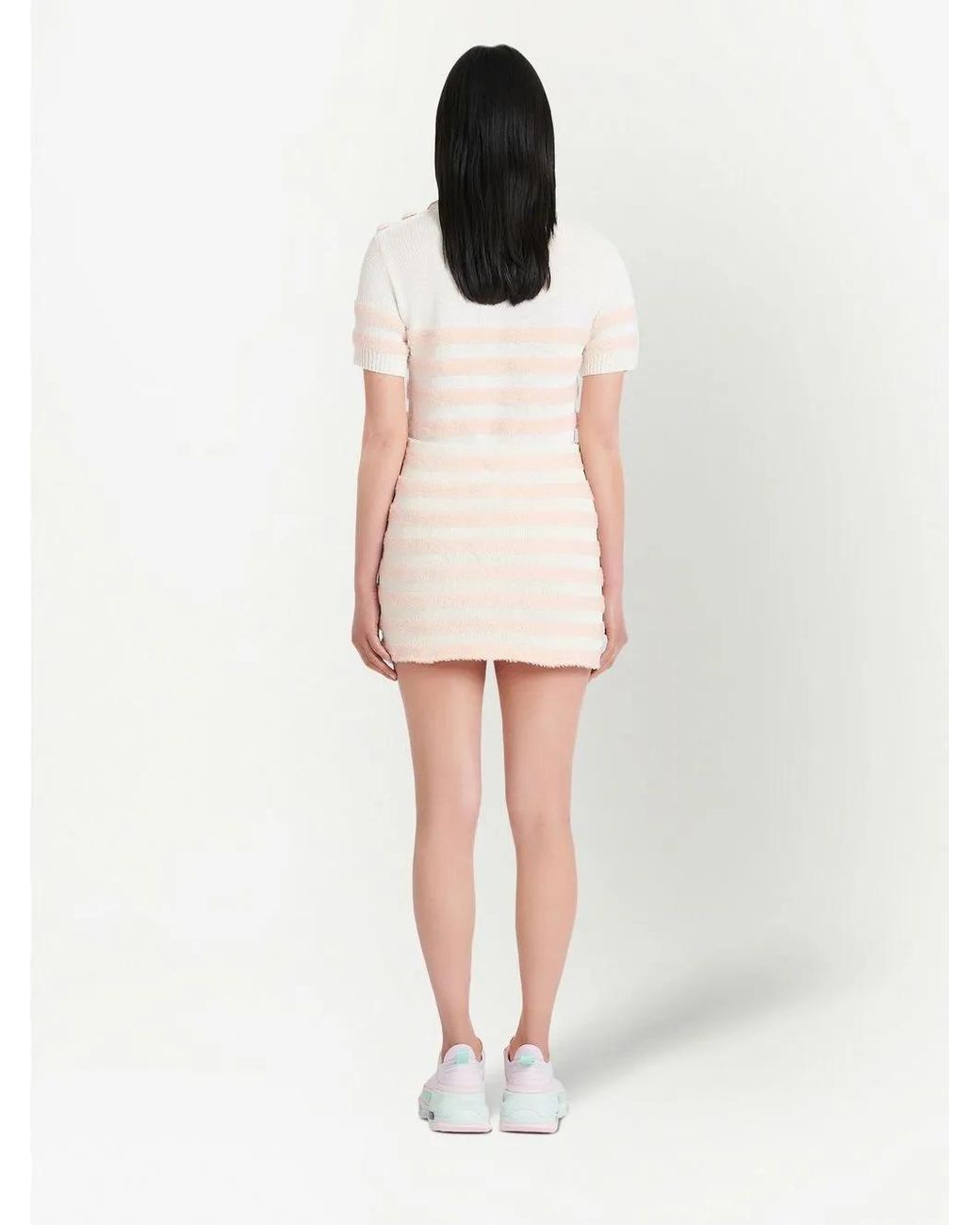 Balmain Natural Must-Have Mini Skirt For The Fall 2024 Season!