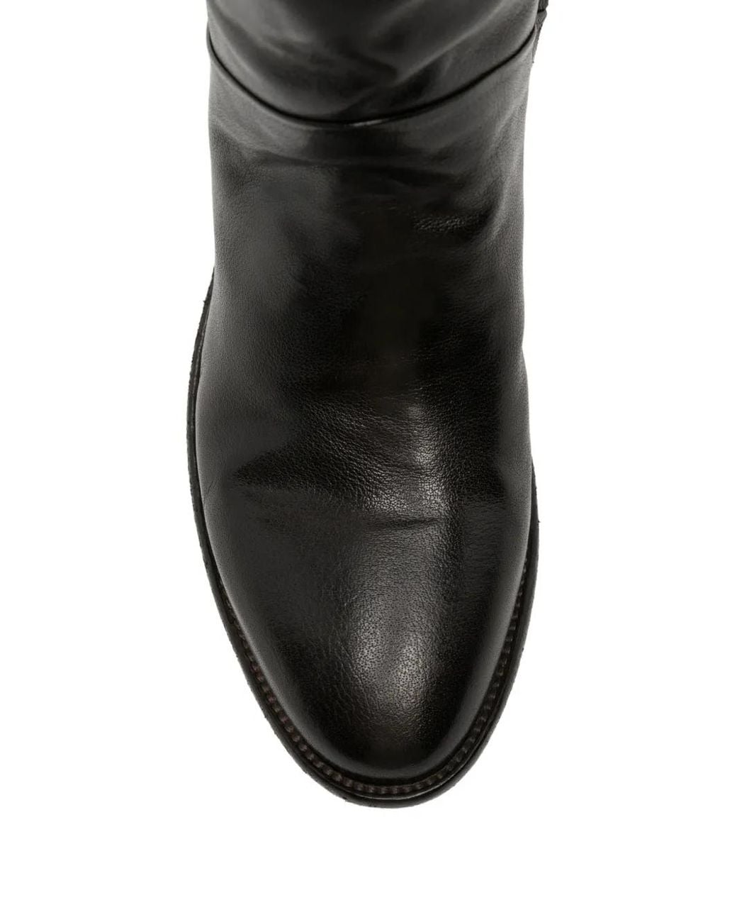Officine Creative Black Seline Knee-High Boots