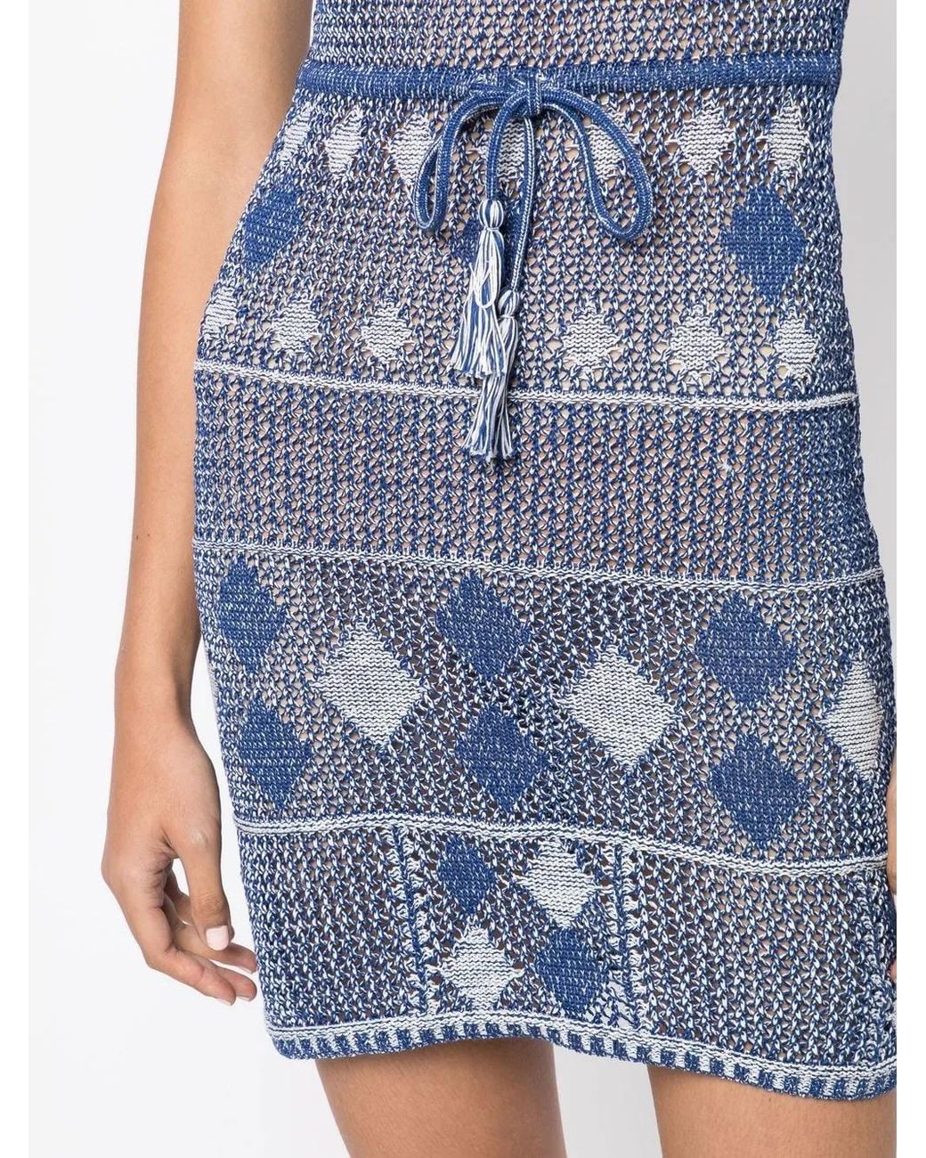 Solid & Striped Blue The Kimberly Knitted Dress