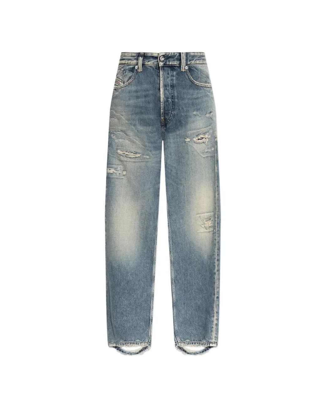 DIESEL Blue '2024 D-Macs' Jeans for men