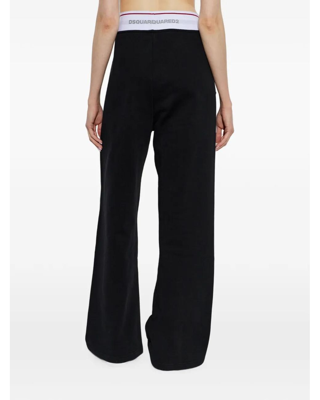 DSquared² Joggingbroek Met Logoband in het Black