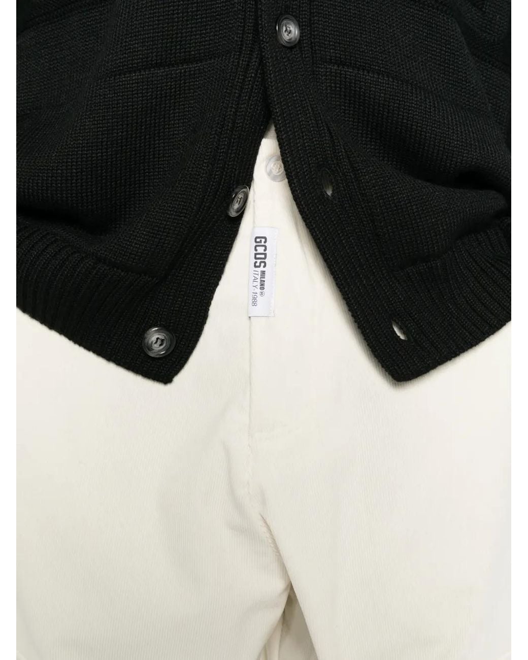 Gcds White Corduroy Cargo Pants for men