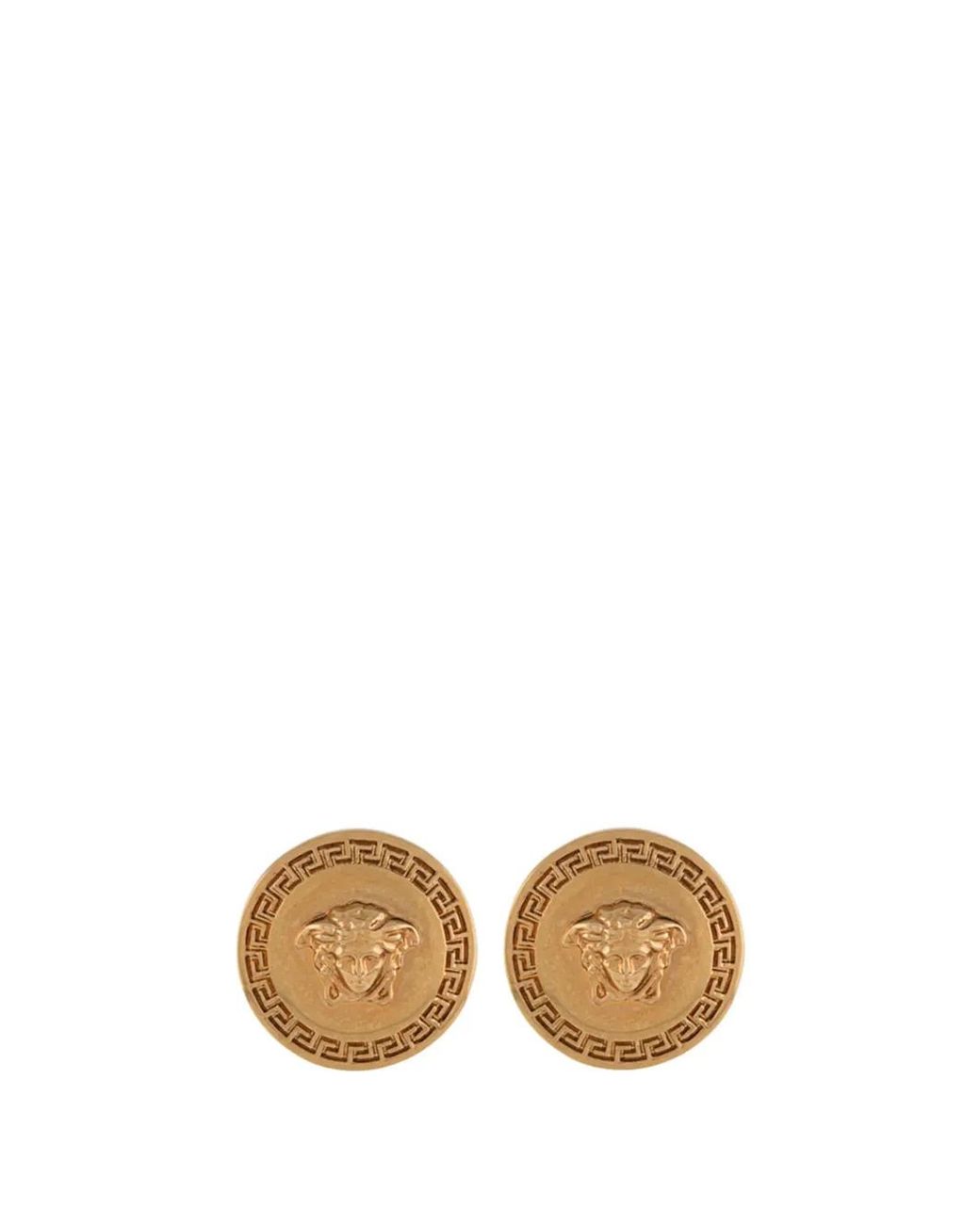Versace White Tribute Medusa Earrings