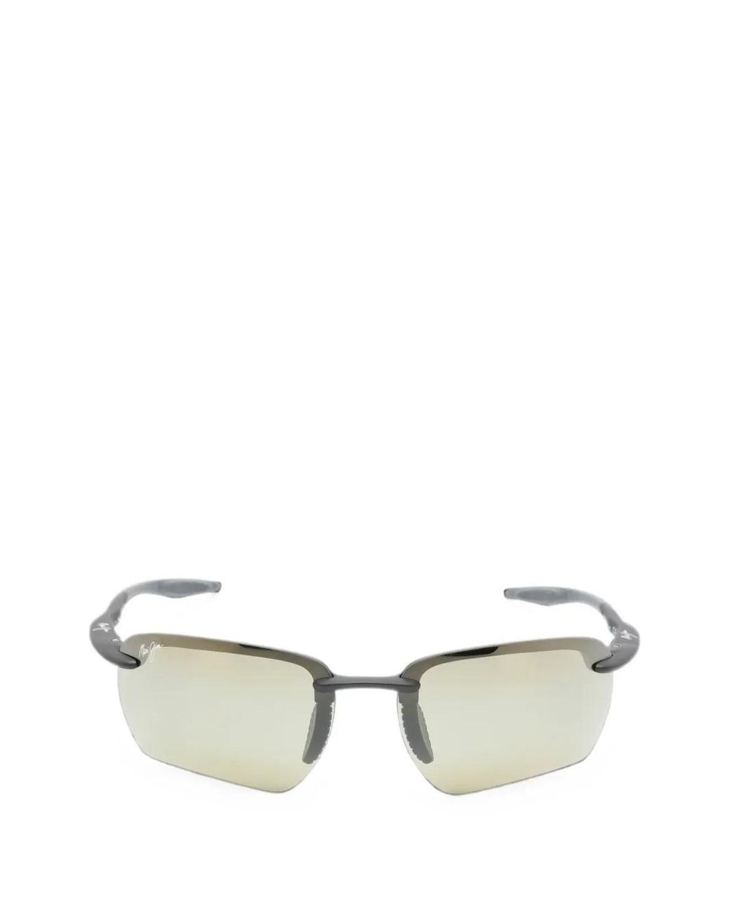 Maui Jim Black Ho'Okipa Ultra G Rectangle-Frame Sunglasses