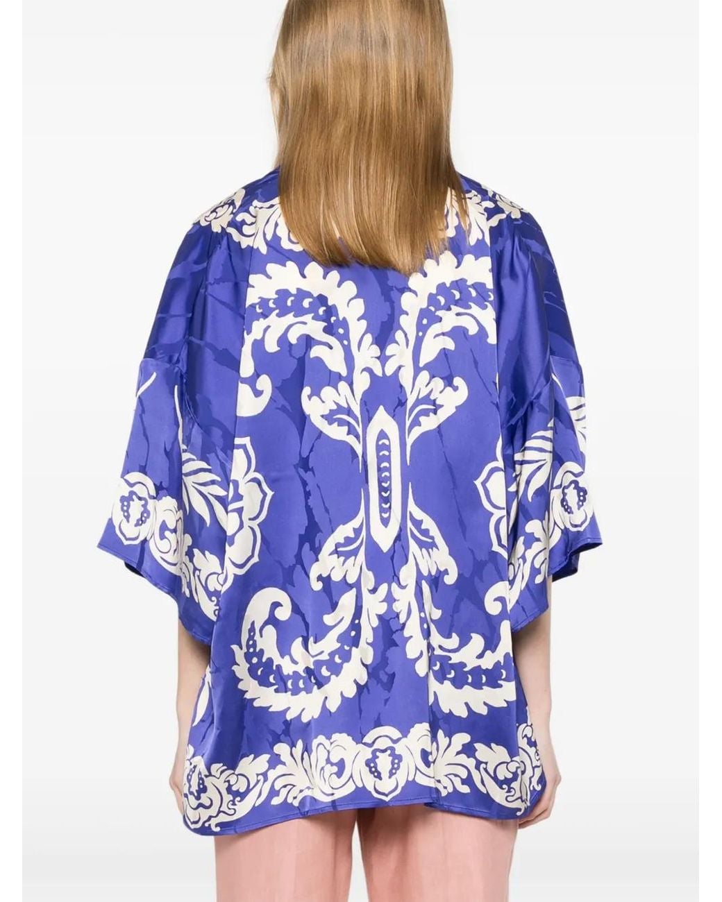 Etro Jack Met Bloemenprint in het Blue