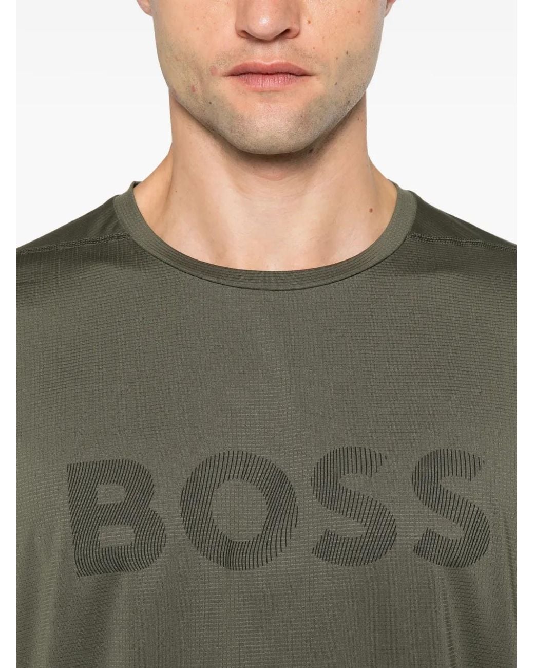 Boss Green Logo-Print T-Shirt for men