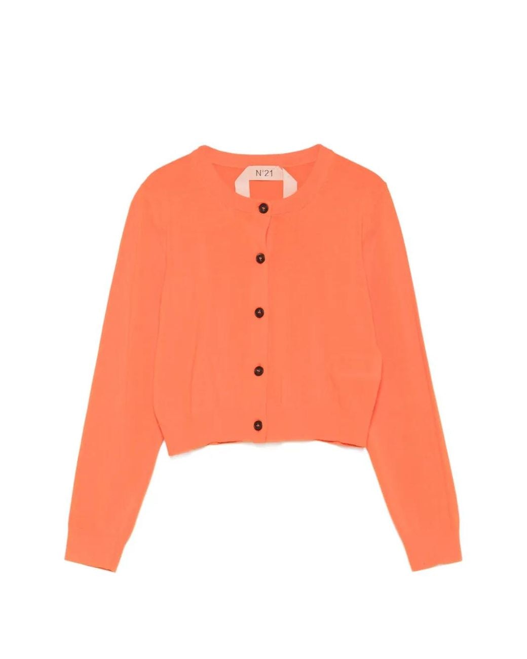 N°21 Orange Button-Up Cardigan