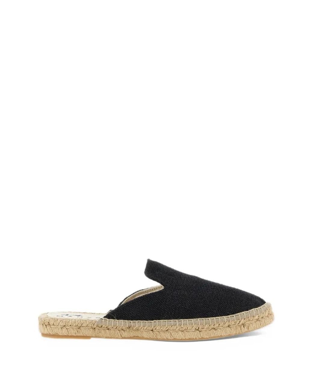Manebí Black Hemp Espadrilles