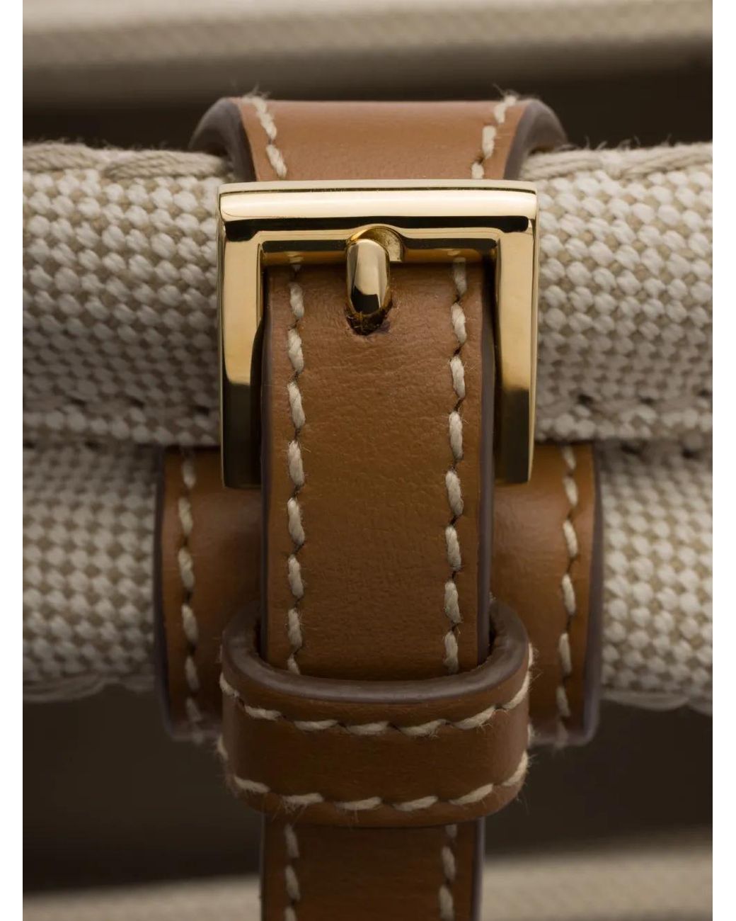 Prada Natural Jardinière Small Cotton Canvas Bag
