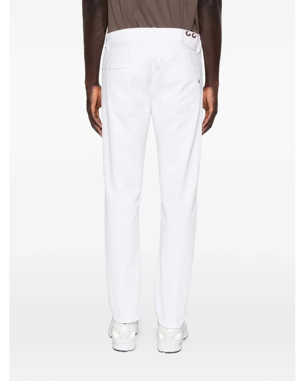 Dondup White Icon Jeans for men