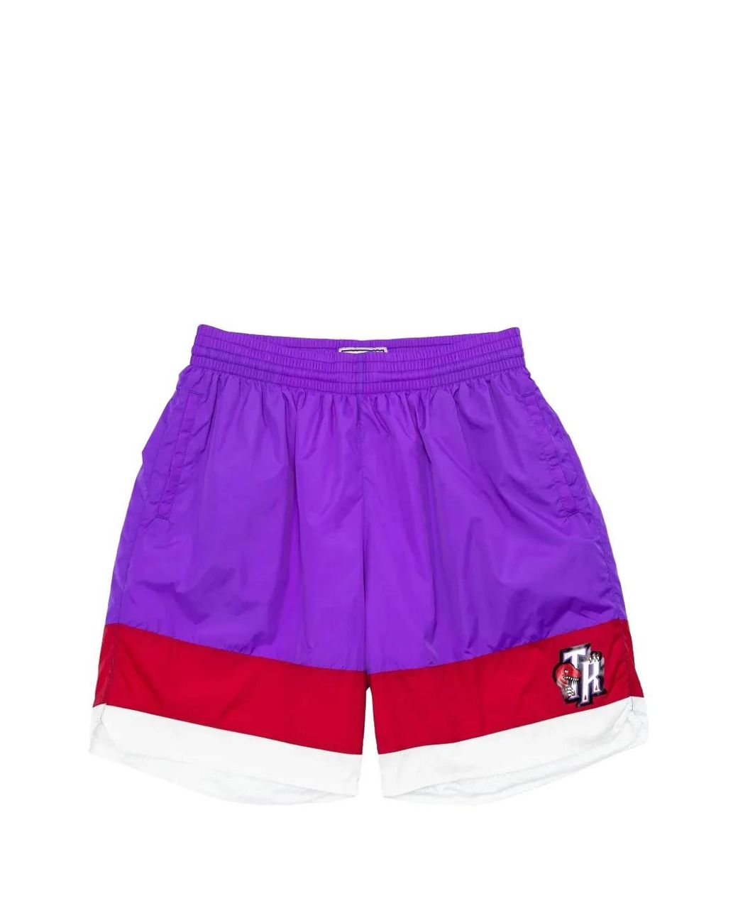 Mitchell & Ness Purple X Toronto Raptors Retro Track Shorts for men