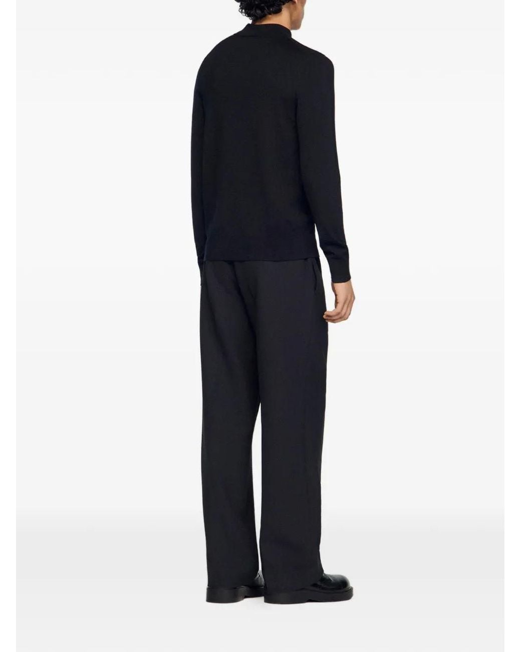 Pull À Col Montant Sandro pour homme en coloris Black