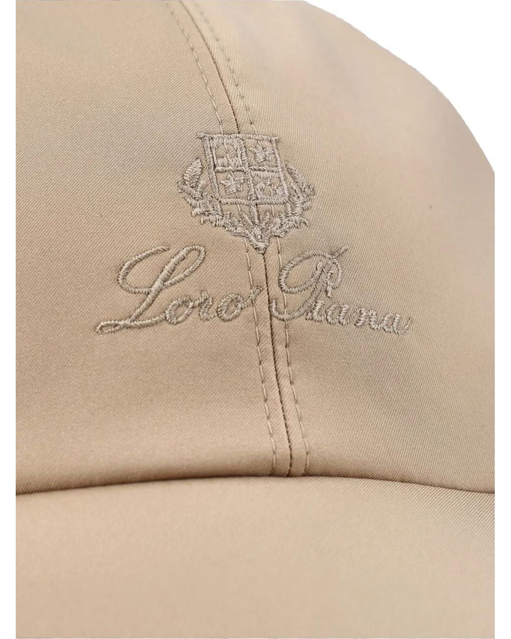 Loro Piana Natural Logo Baseball Cap for men
