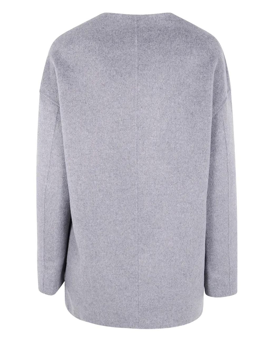 Loulou de Saison Blue Button-Front Wool Coat