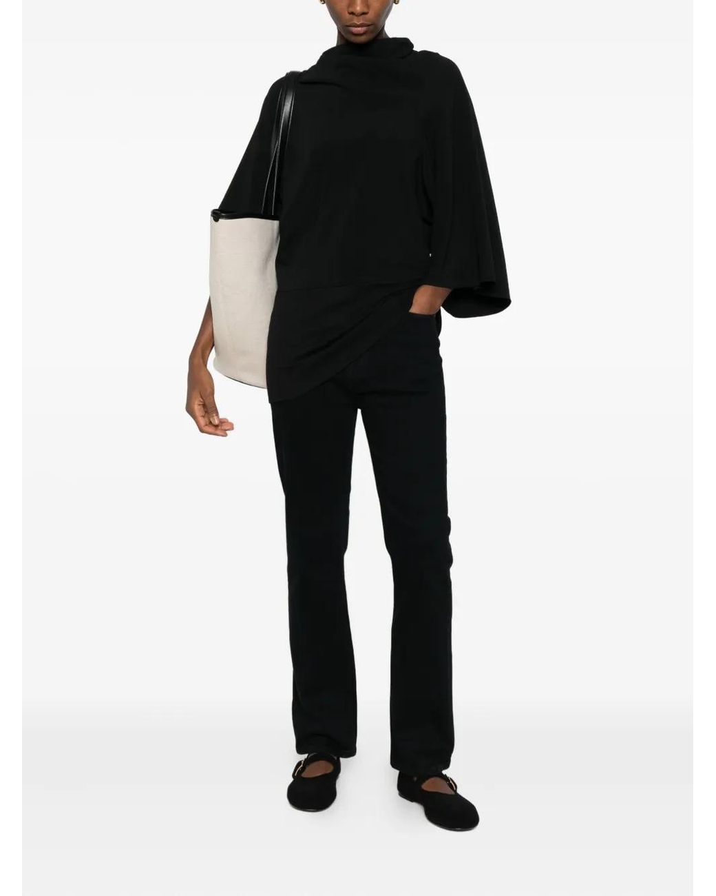 TOVE Black Button Jeans