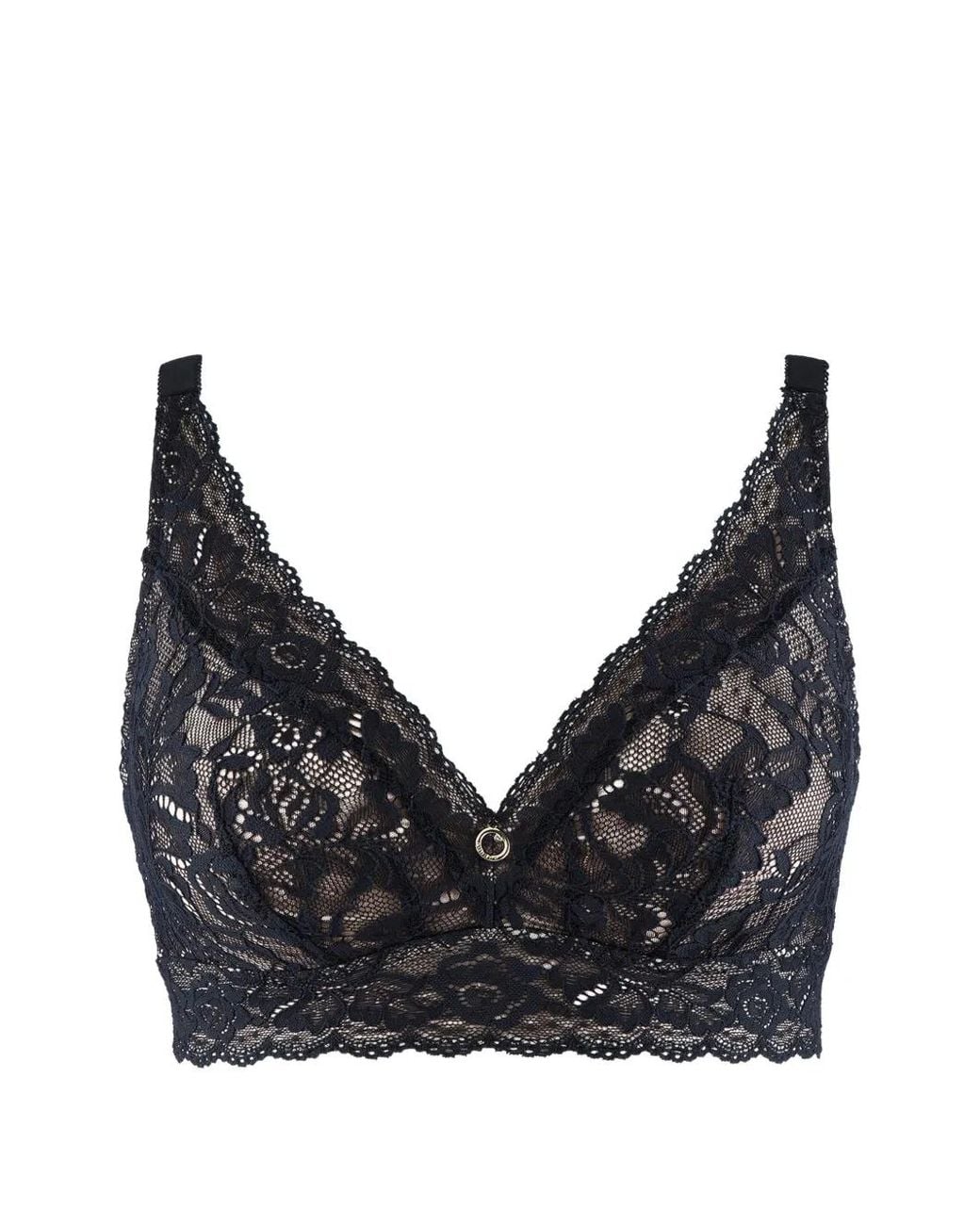 Aubade Black Rosessence Lace-Trim Bra