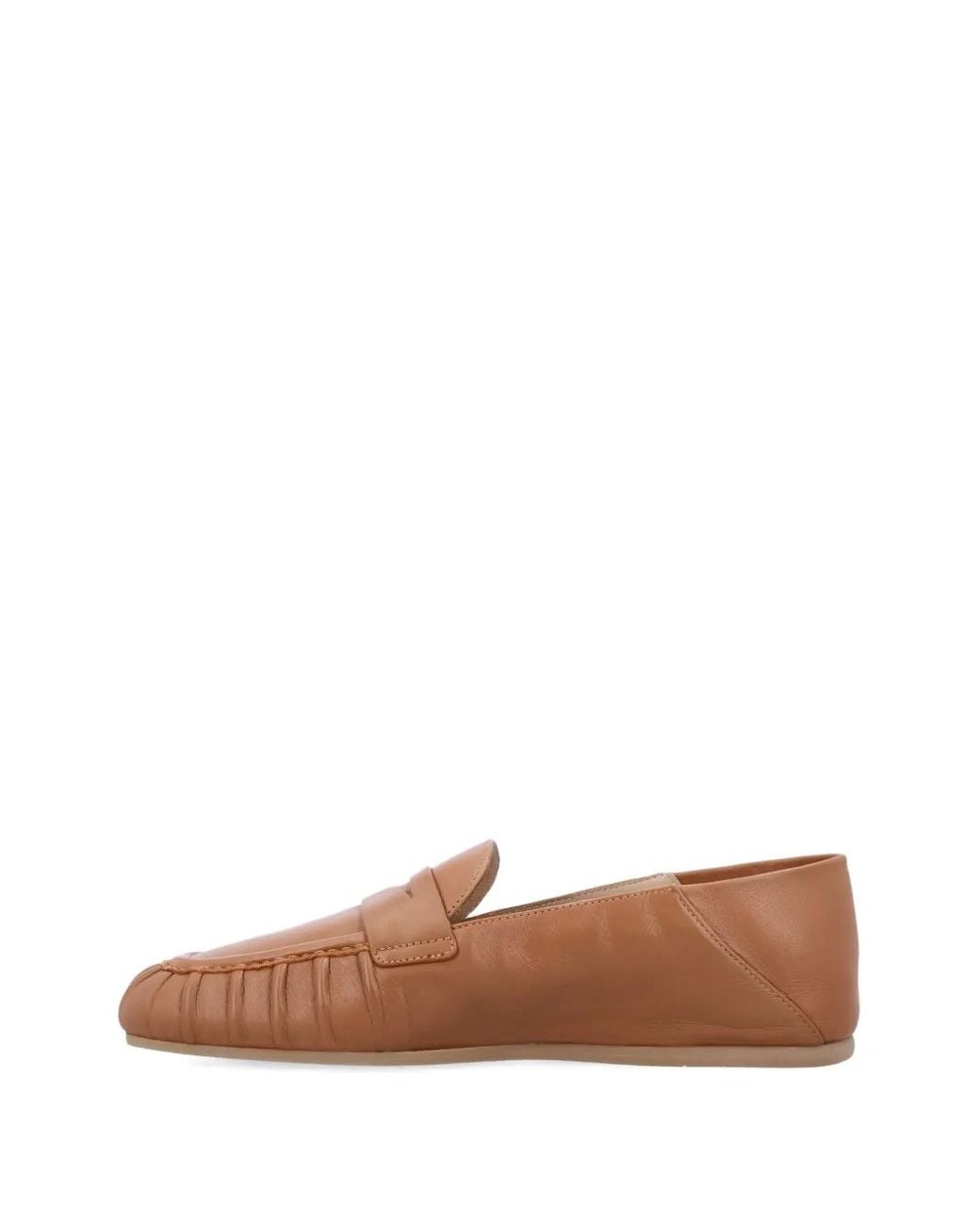 Stuart Weitzman Brown Brooks Loafers
