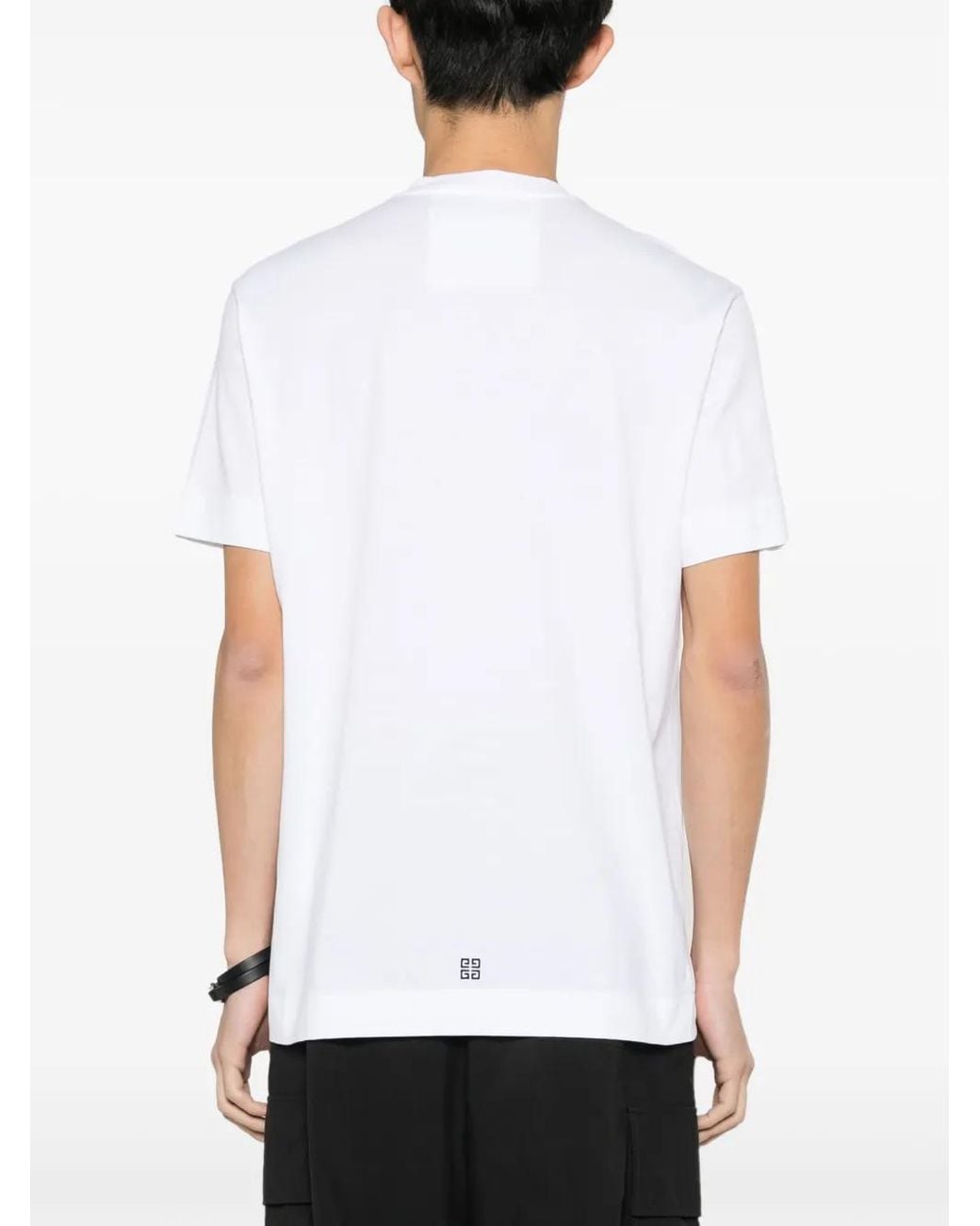 Givenchy White T-shirt 1952 Slim In Cotone for men