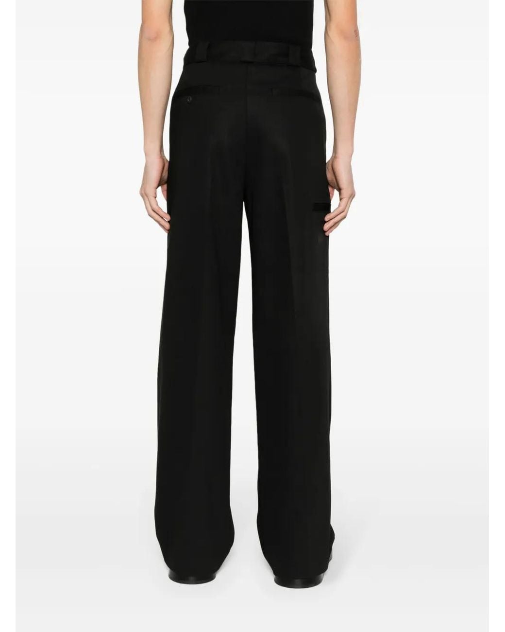 Givenchy Black Wide Trousers for men