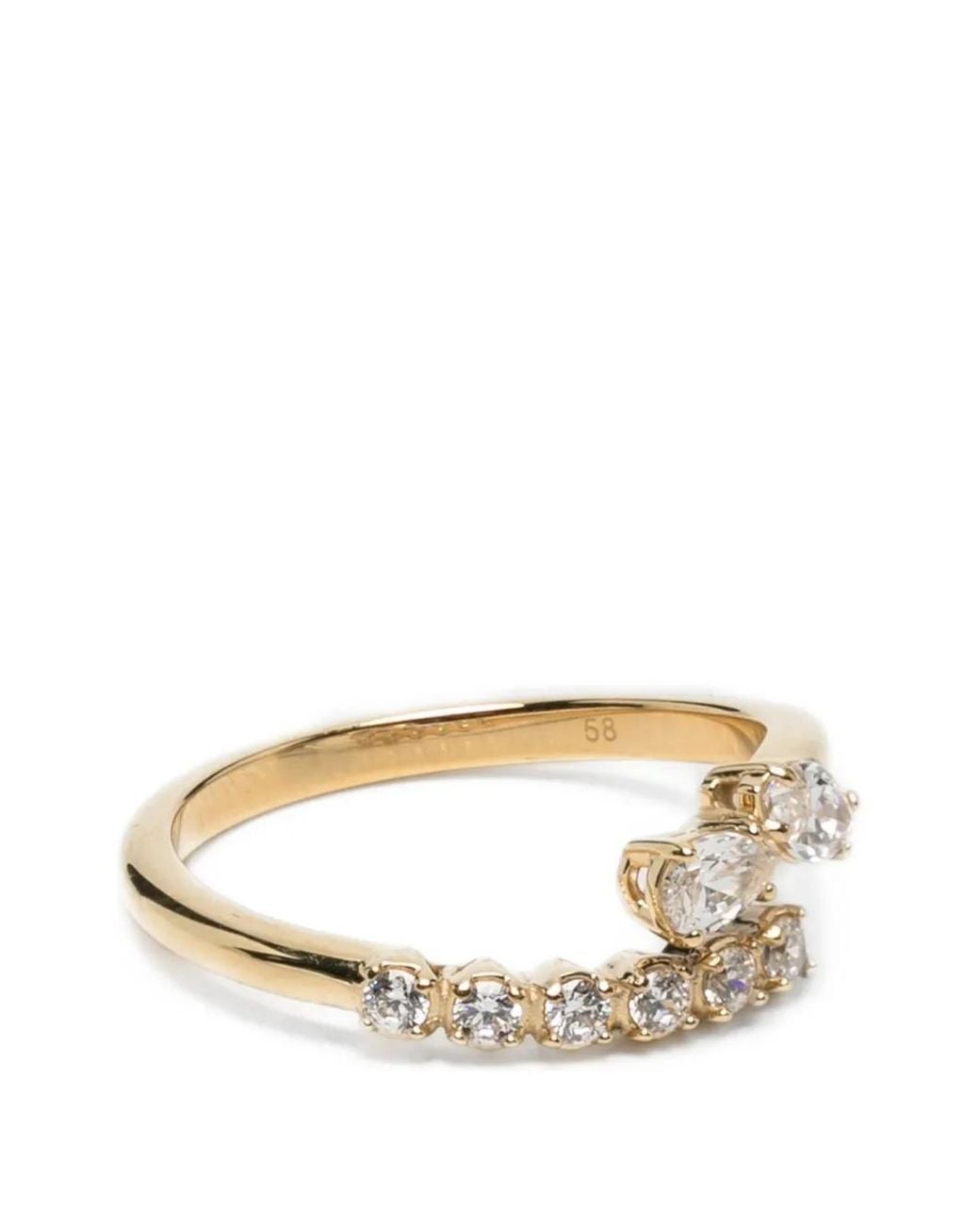 Swarovski Metallic Mesmera Open Ring