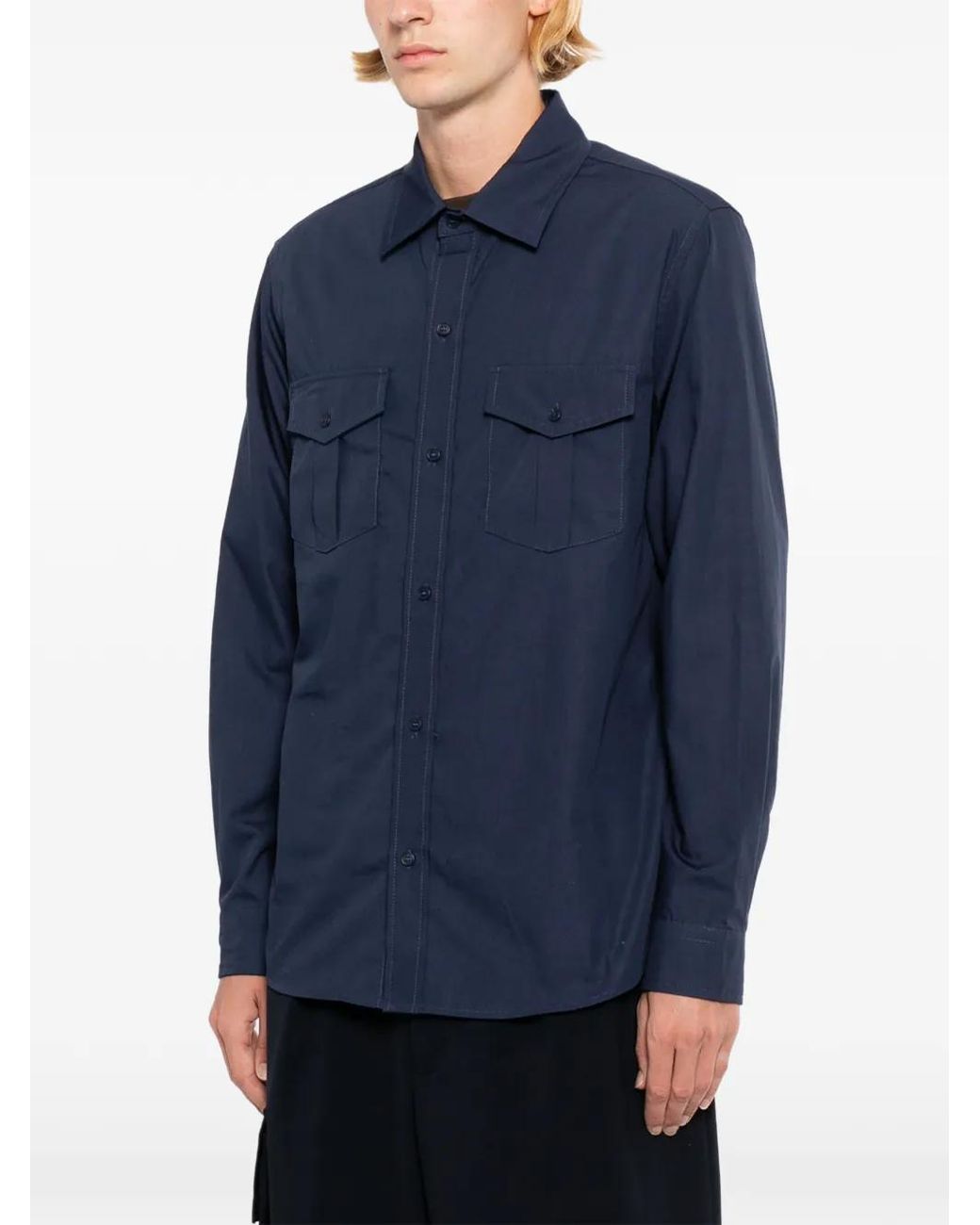 A.P.C. Blue Warren Shirt for men